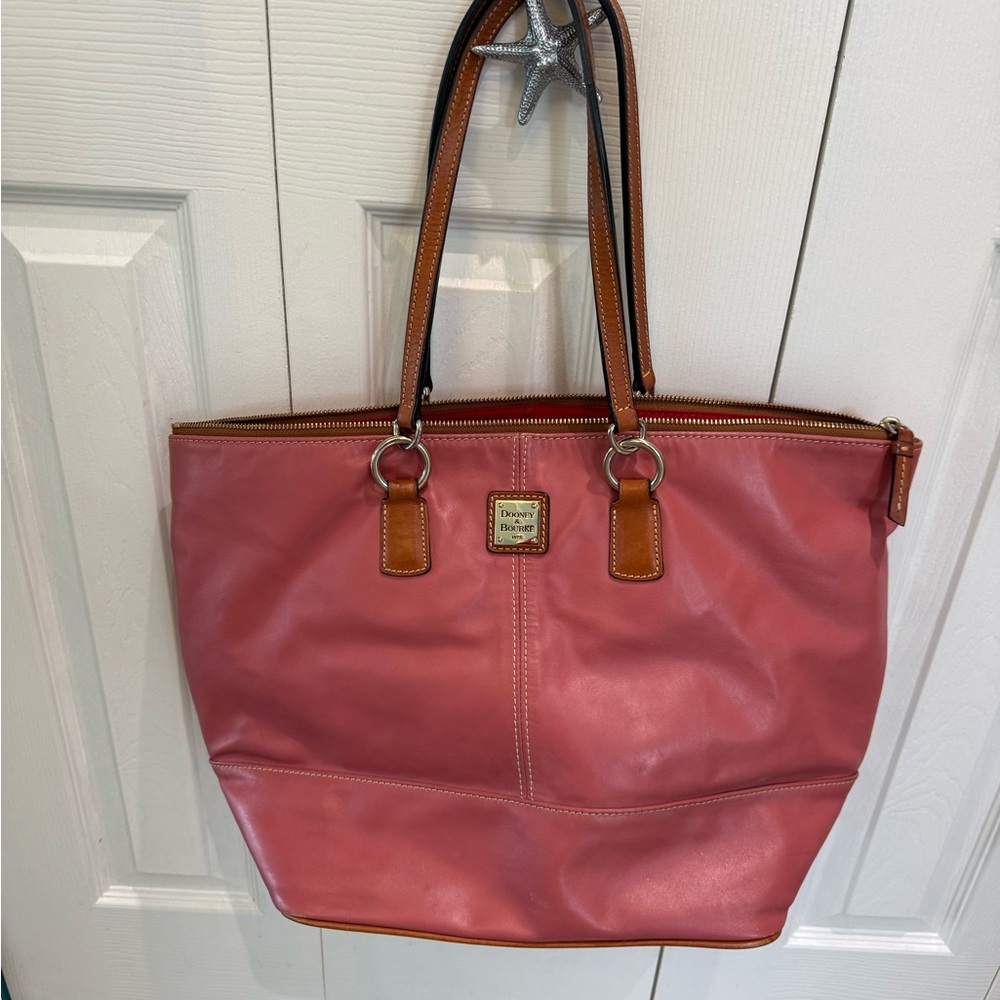 Dooney & Bourke Rose Leather Tote